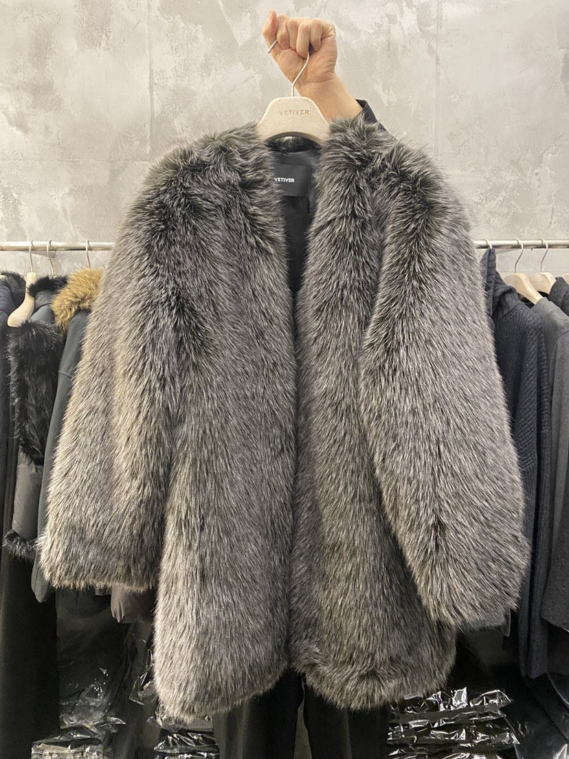 THE VETIVER-A韓國直郵㊣女士新品人氣25秋冬時尚短款大衣VETIVER短款大衣圖色1