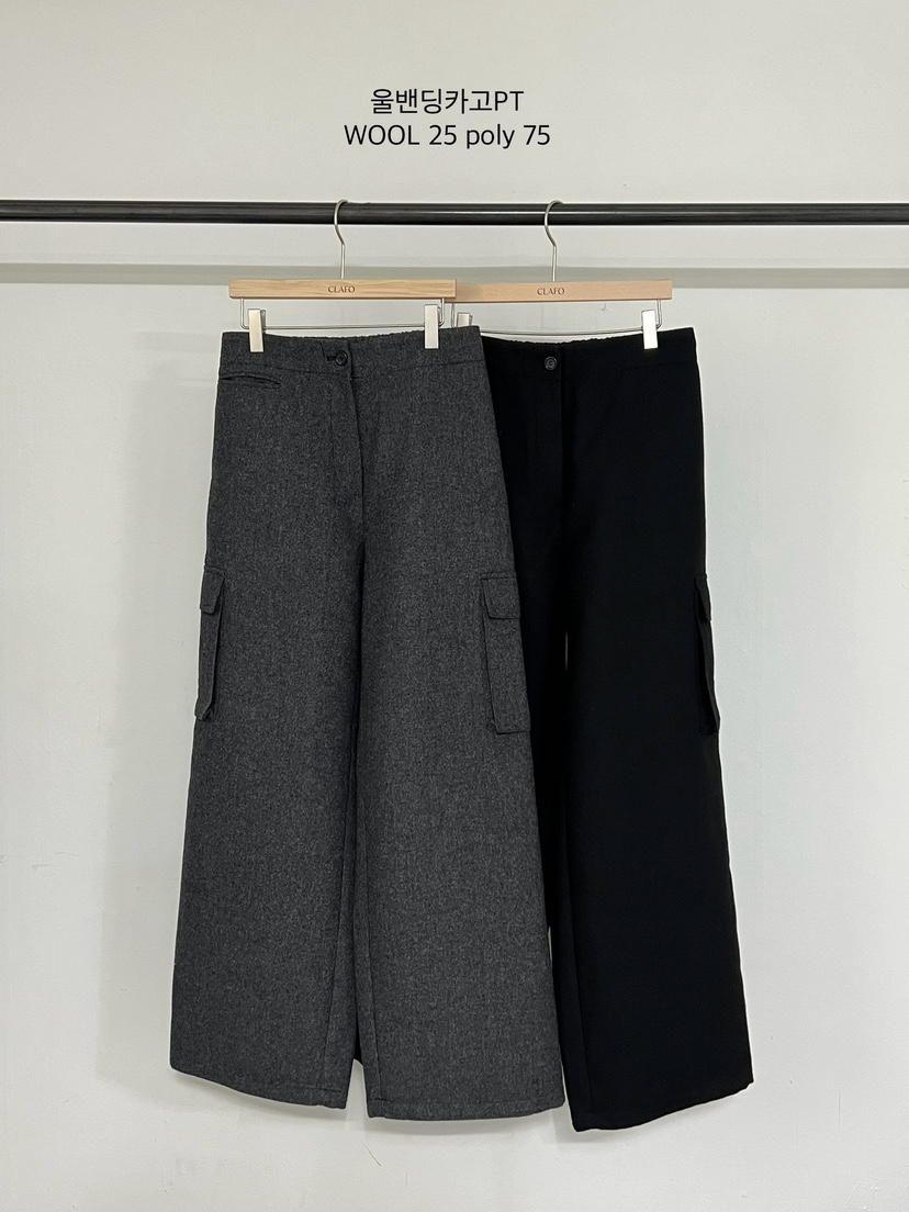CLAFO東大門㊣實拍女裝新品休閑熱賣推薦職業休閑褲工裝褲羊毛CLAFO休閑褲