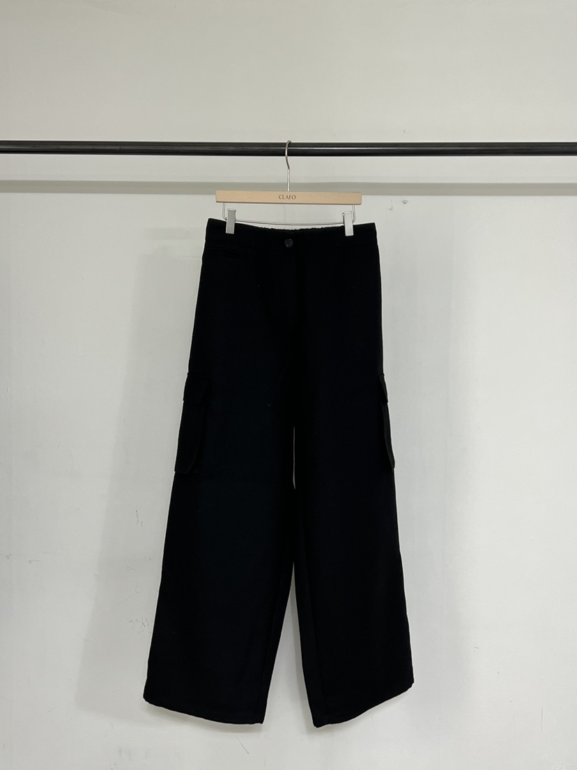 CLAFO東大門㊣實拍女裝新品休閑熱賣推薦職業休閑褲工裝褲羊毛CLAFO休閑褲圖色2黑色