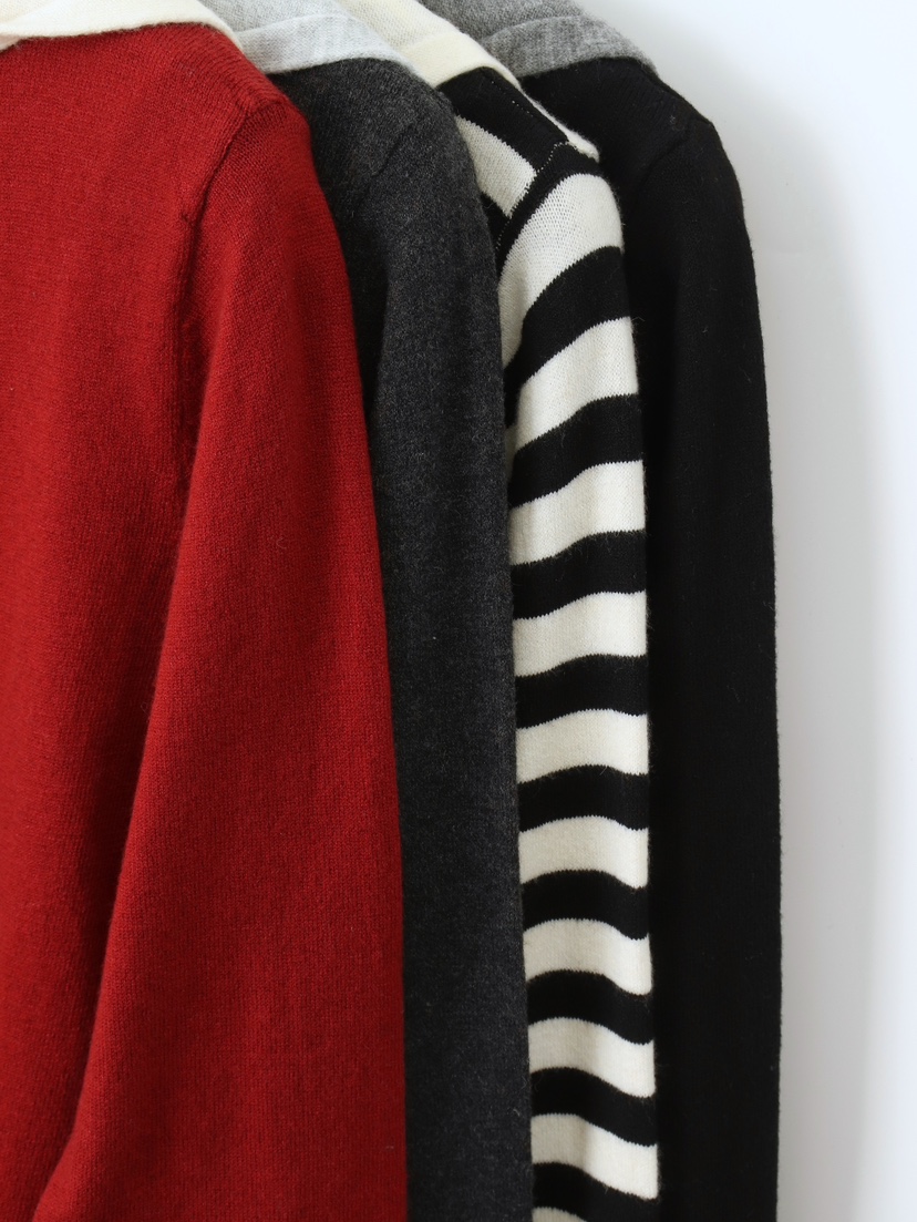 CCW東大門㊣實拍女士新品休閑25秋冬人氣熱賣針織衫連帽針織衫CCW--NYUNYU針織衫