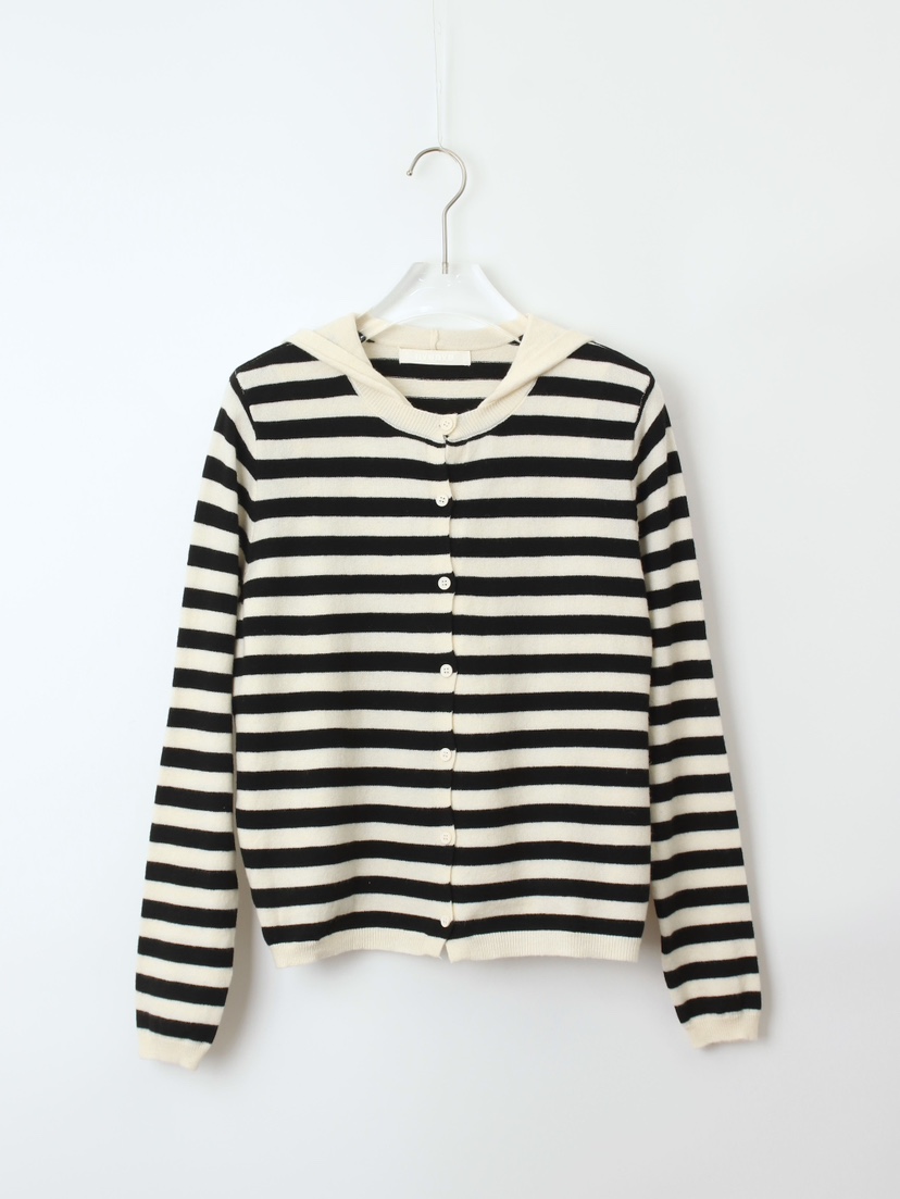 CCW東大門㊣實拍女士新品休閑25秋冬人氣熱賣針織衫連帽針織衫CCW--NYUNYU針織衫圖色1