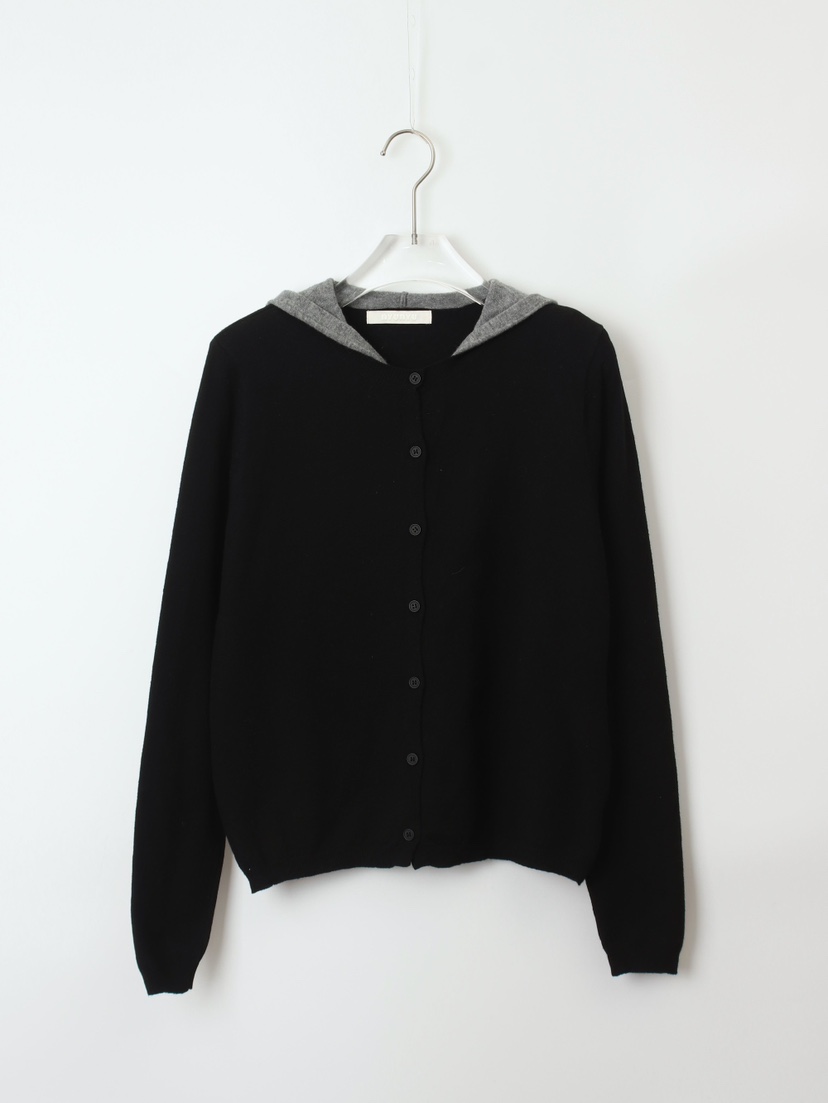 CCW東大門㊣實拍女士新品休閑25秋冬人氣熱賣針織衫連帽針織衫CCW--NYUNYU針織衫圖色4黑