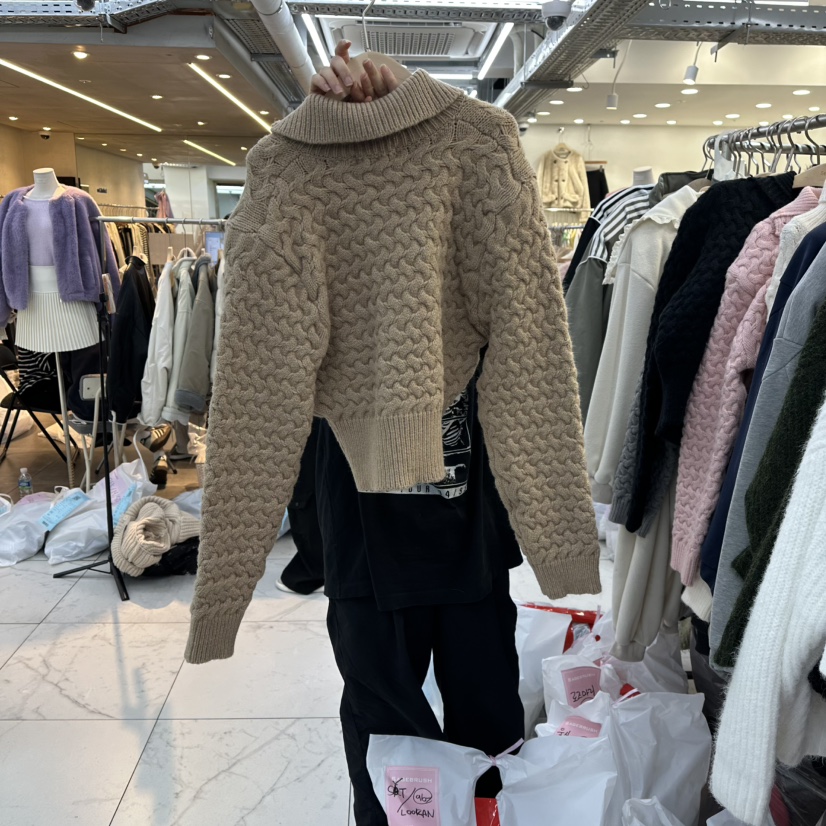 SAGE BRUSH韓國直郵㊣女裝新品推薦25秋冬時尚熱賣職業毛衣SAGE BRUSH毛衣