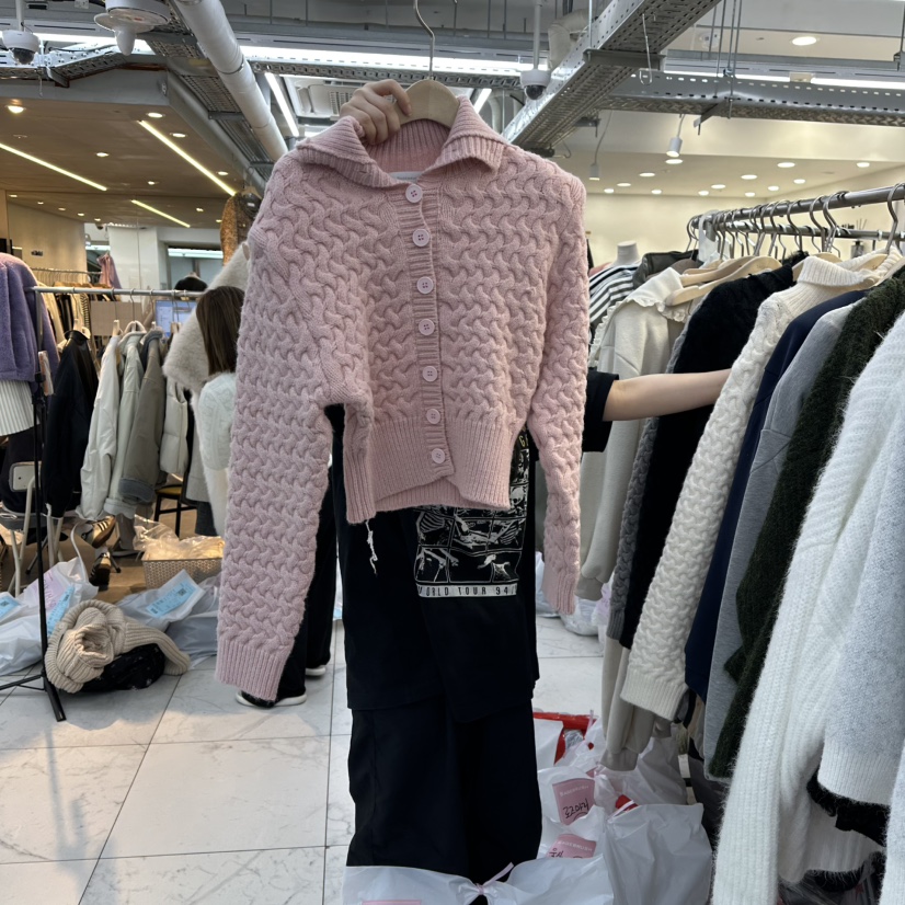 SAGE BRUSH韓國直郵㊣女裝新品推薦25秋冬時尚熱賣職業毛衣SAGE BRUSH毛衣圖色1