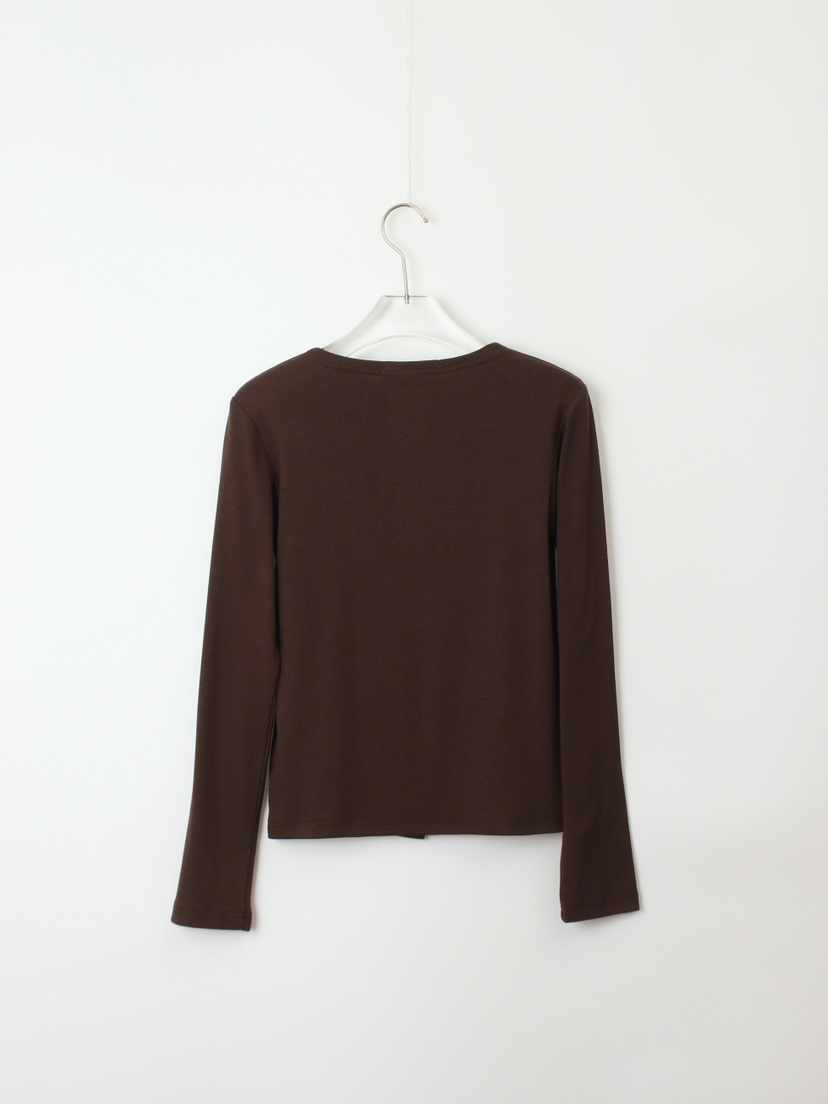 CCW東大門㊣直郵女士新款職業休閑熱賣25秋冬時尚人氣長袖T恤CCW--NYUNYU長袖T恤