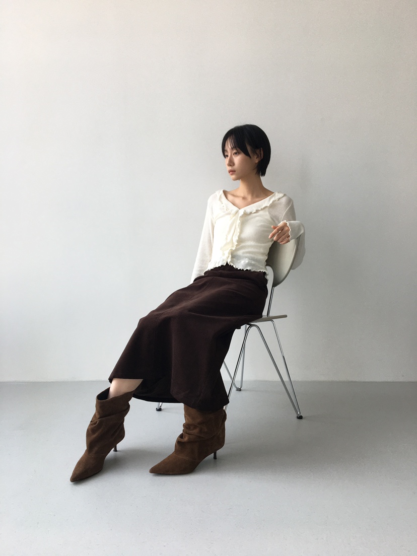 CCW東大門㊣代購女裝新款休閑25秋冬人氣熱賣推薦時尚職業長裙CCW--NYUNYU長裙