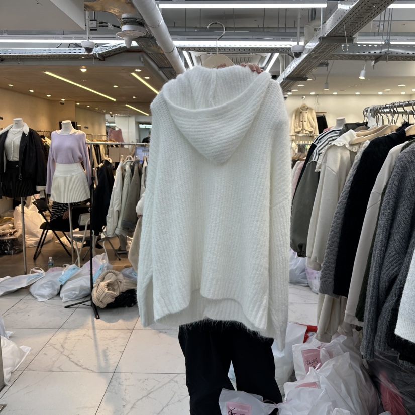 SAGE BRUSH韓國代購㊣女士新品推薦熱賣休閑毛衣連帽針織衫SAGE BRUSH毛衣