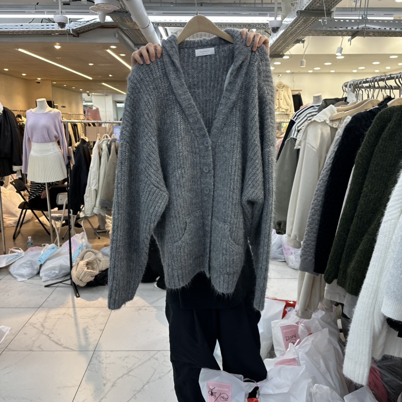 SAGE BRUSH韓國代購㊣女士新品推薦熱賣休閑毛衣連帽針織衫SAGE BRUSH毛衣圖色2