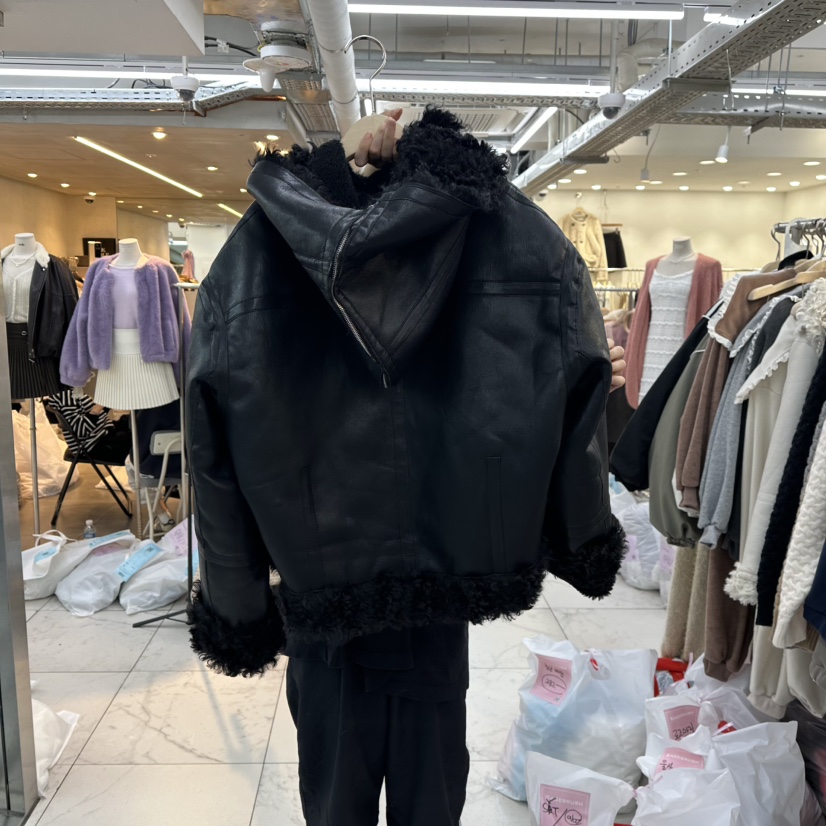 SAGE BRUSH韓國直郵㊣女裝新款時尚職業人氣休閑短款大衣羊毛SAGE BRUSH短款大衣