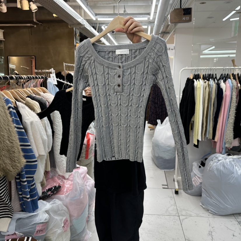 SAGE BRUSH韓國直郵㊣女士新款推薦時尚休閑熱賣人氣針織衫SAGE BRUSH針織衫圖色2