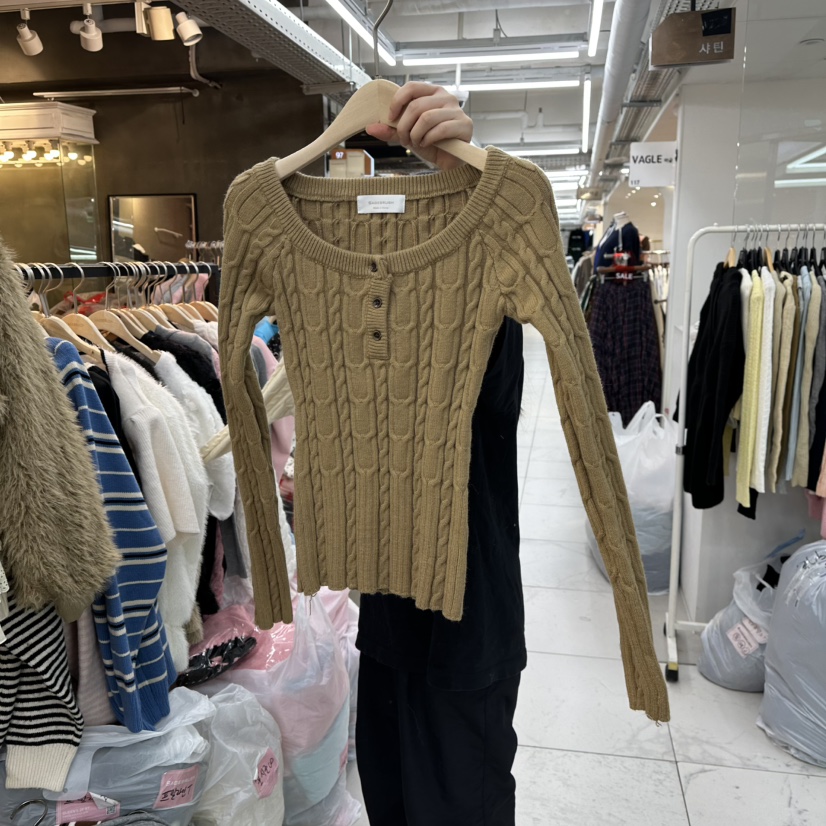 SAGE BRUSH韓國直郵㊣女士新款推薦時尚休閑熱賣人氣針織衫SAGE BRUSH針織衫圖色3