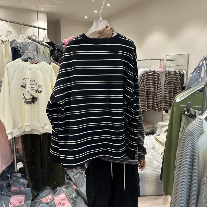 MIMME東大門㊣代購女裝新品時尚推薦休閑熱賣職業人氣25秋冬衛衣MIMME衛衣