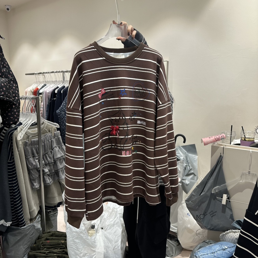 MIMME東大門㊣代購女裝新品時尚推薦休閑熱賣職業人氣25秋冬衛衣MIMME衛衣圖色1