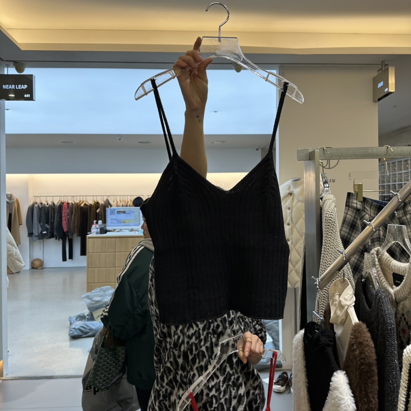 AMOUR東大門㊣實拍女士新款推薦職業休閑人氣25秋冬吊帶背心AMOUR吊帶/背心圖色2