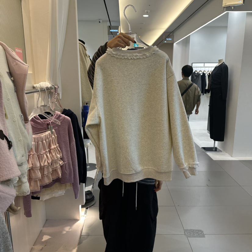 MIMME韓國代購㊣女士新款時尚熱賣25秋冬推薦人氣衛衣加絨刺繡MIMME衛衣