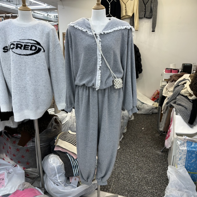 SAGE BRUSH韓國代購㊣女裝新品時尚25秋冬熱賣職業套裝套裝SAGE BRUSH套裝圖色1