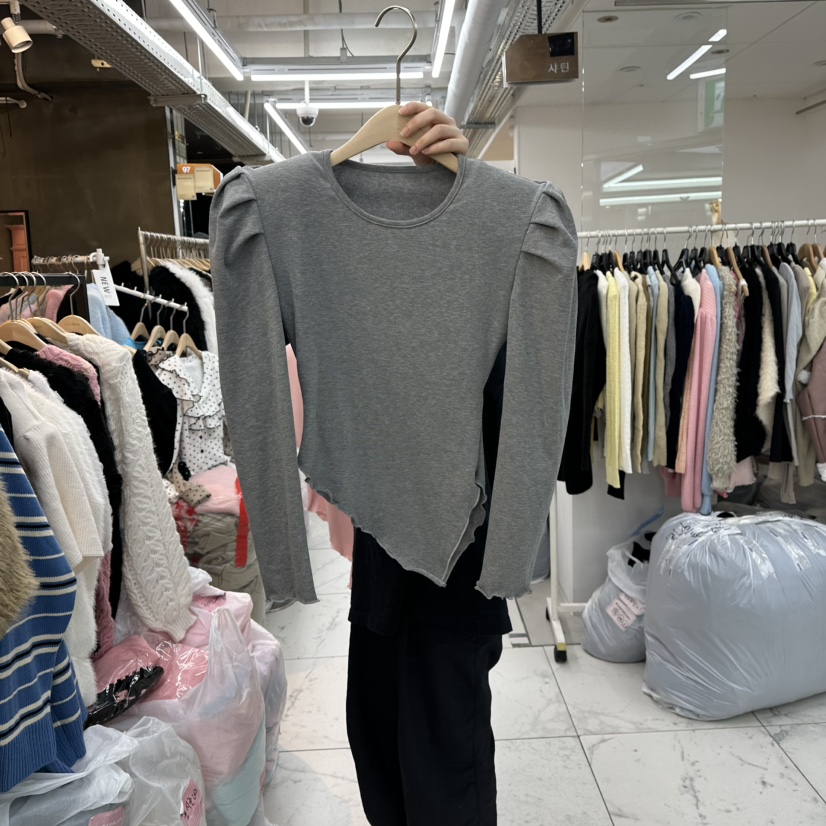 SAGE BRUSH東大門㊣直郵女士新款時尚職業25秋冬推薦長袖T恤SAGE BRUSH長袖T恤圖色3