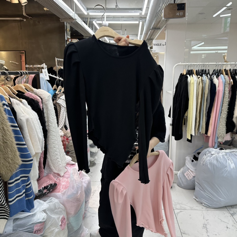 SAGE BRUSH東大門㊣直郵女士新款時尚職業25秋冬推薦長袖T恤SAGE BRUSH長袖T恤圖色4