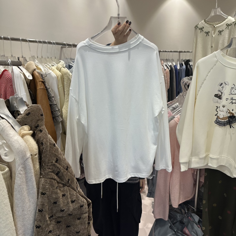 MIMME東大門㊣直郵女士新款時尚職業休閑熱賣推薦25秋冬長袖T恤MIMME長袖T恤