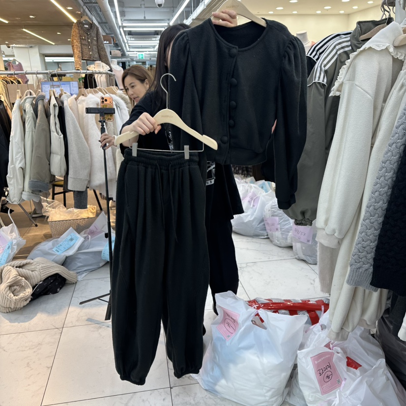 SAGE BRUSH韓國代購㊣女裝新品推薦人氣休閑職業熱賣套裝套裝SAGE BRUSH套裝圖色3