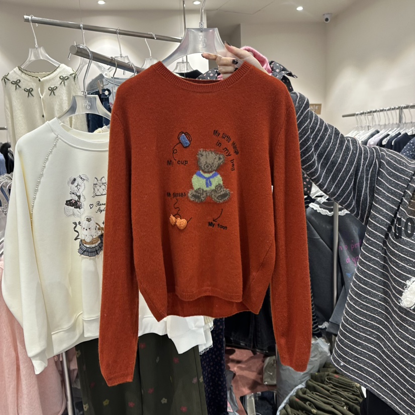 MIMME韓國代購㊣女士新款推薦人氣職業25秋冬時尚休閑熱賣毛衣MIMME毛衣圖色1