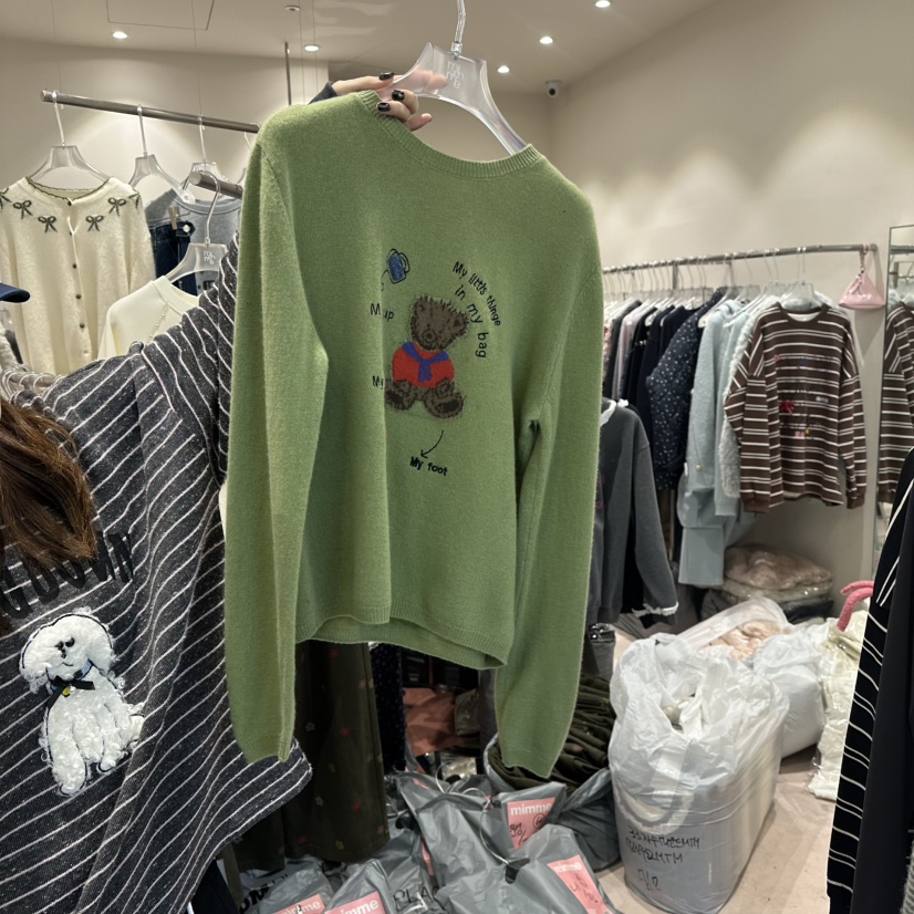 MIMME韓國代購㊣女士新款推薦人氣職業25秋冬時尚休閑熱賣毛衣MIMME毛衣圖色4