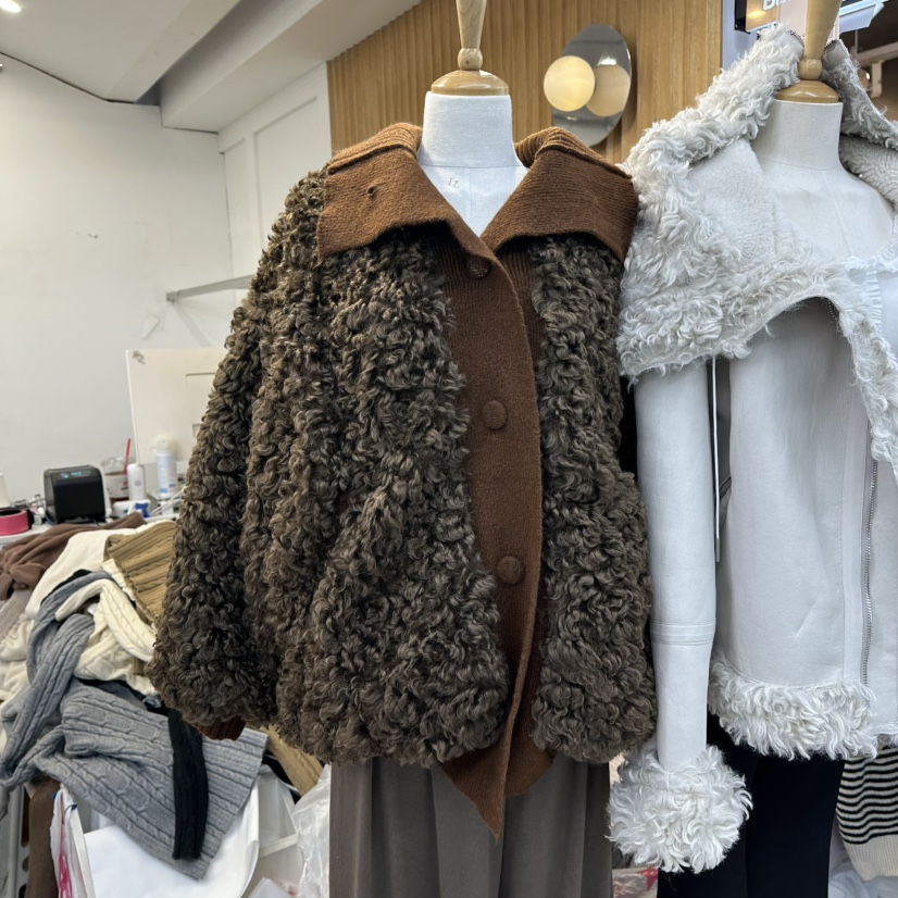 SAGE BRUSH東大門㊣實拍女士新款人氣時尚休閑25秋冬夾克抓絨SAGE BRUSH夾克圖色2