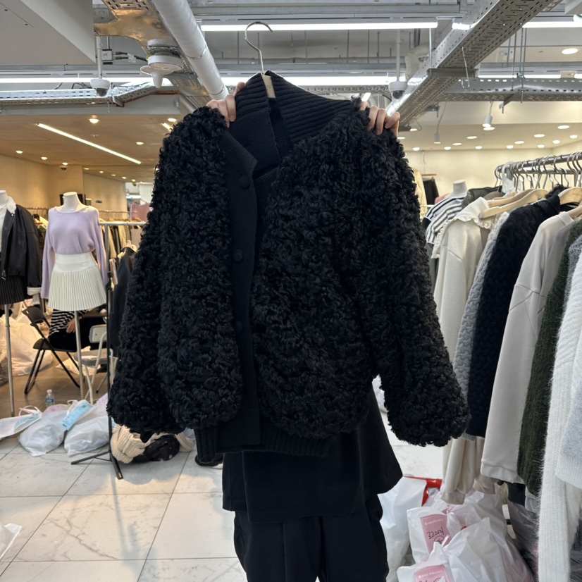 SAGE BRUSH東大門㊣實拍女士新款人氣時尚休閑25秋冬夾克抓絨SAGE BRUSH夾克圖色3