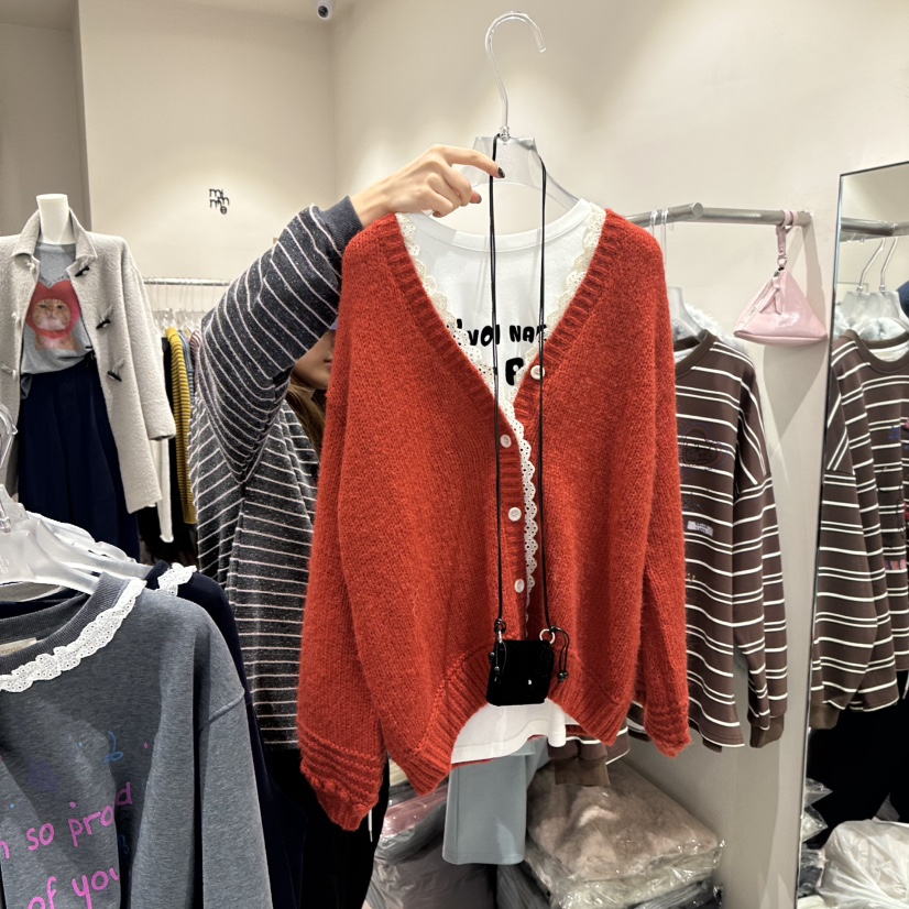 MIMME東大門㊣實拍女裝新款人氣推薦職業熱賣25秋冬毛衣刺繡MIMME毛衣圖色3