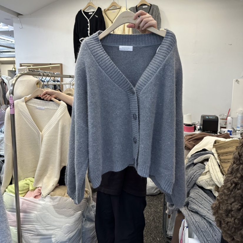 SAGE BRUSH東大門㊣直郵女士新款休閑推薦時尚25秋冬毛衣安哥拉SAGE BRUSH毛衣圖色4