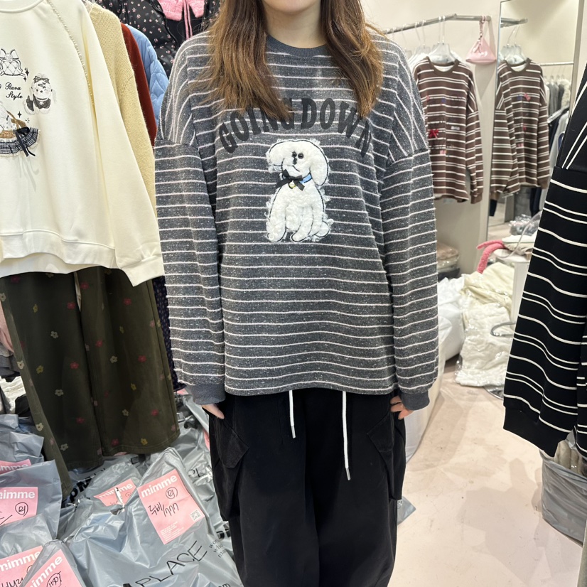 MIMME東大門㊣代購女士新品人氣25秋冬推薦休閑職業熱賣衛衣MIMME衛衣圖色1