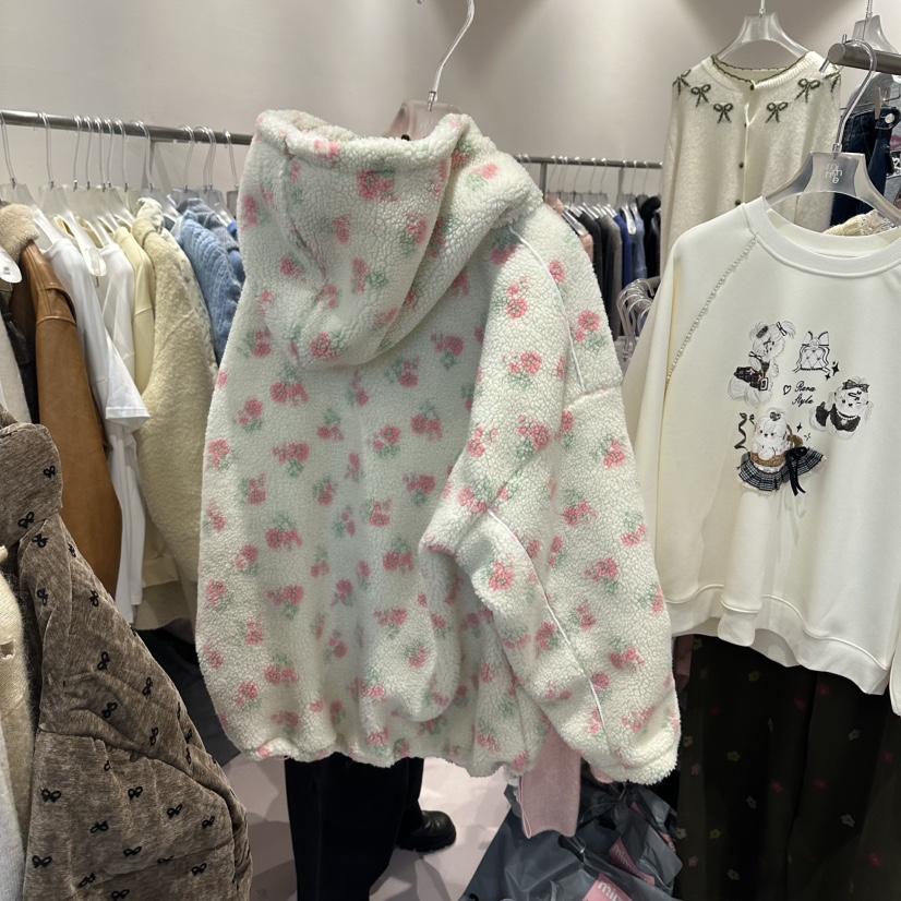 MIMME東大門㊣直郵女士新款推薦25秋冬職業時尚熱賣夾克花朵MIMME夾克