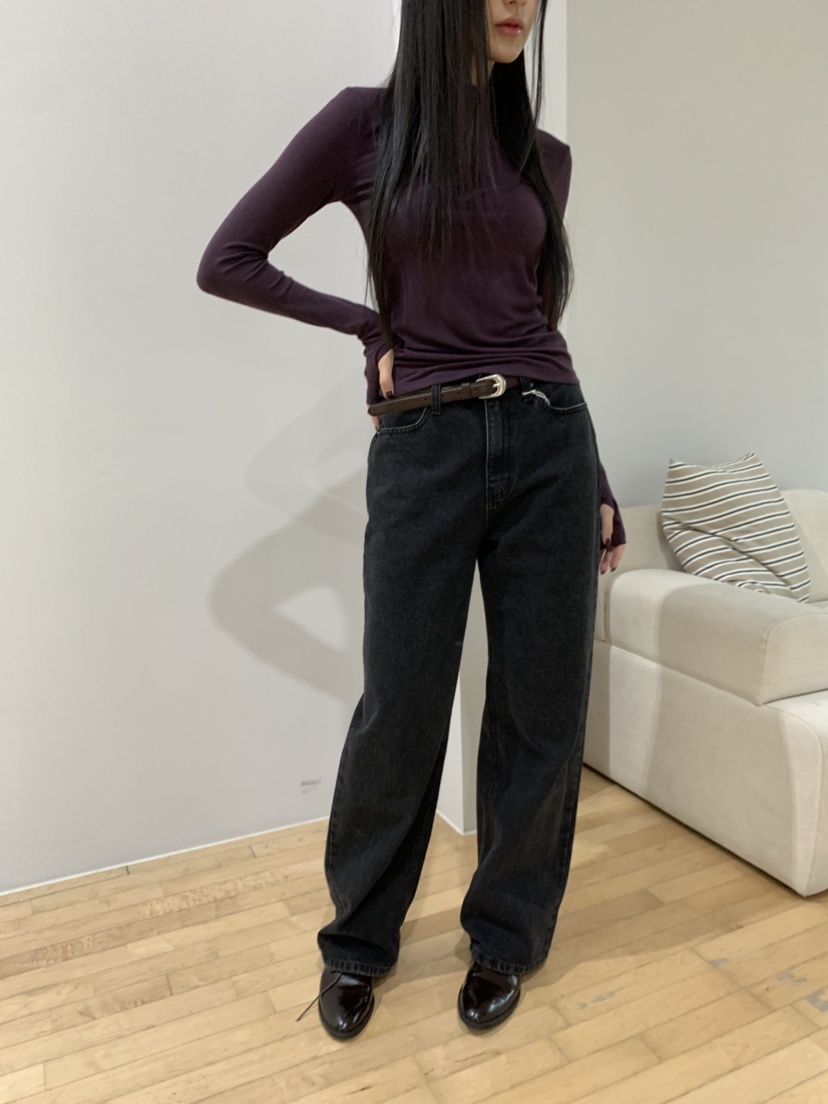 MURMUR東大門㊣實拍女士新款人氣熱賣休閑25秋冬推薦牛仔褲MURMUR牛仔褲
