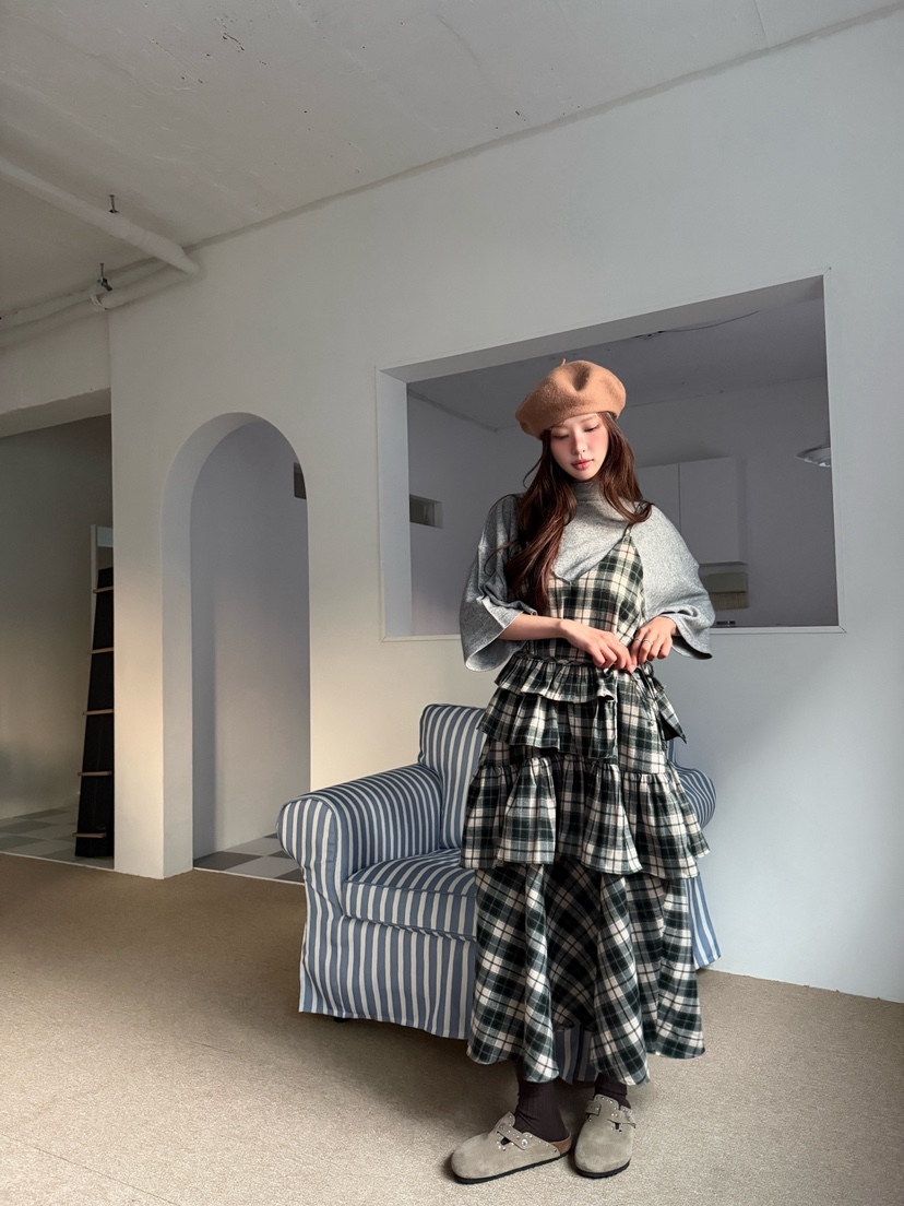 MAISONDEGLORY韓國代購㊣女裝新品熱賣推薦休閑連衣裙不含內搭MAISON DE GLORY連衣裙