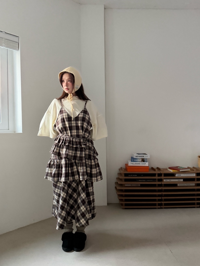 MAISONDEGLORY韓國代購㊣女裝新品熱賣推薦休閑連衣裙不含內搭MAISON DE GLORY連衣裙