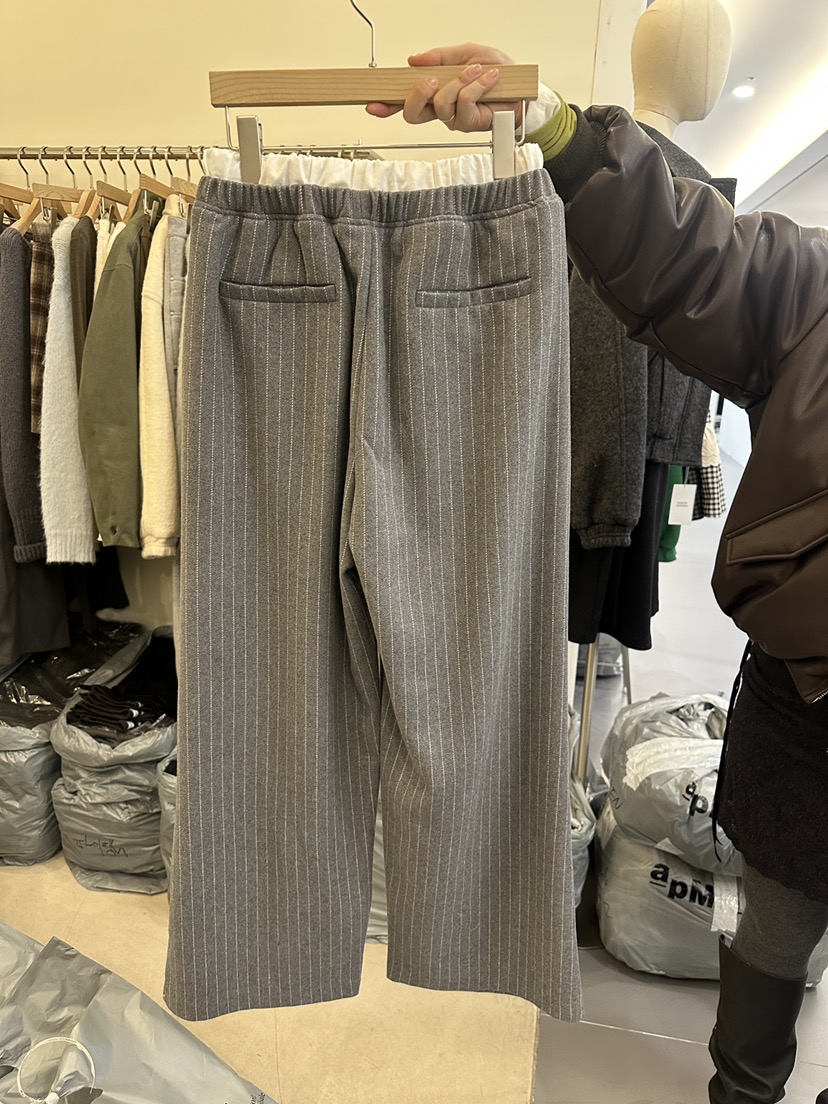 MONDAYMORING韓國直郵㊣女裝新品時尚熱賣職業25秋冬休閑褲MONDAYMORING休閑褲