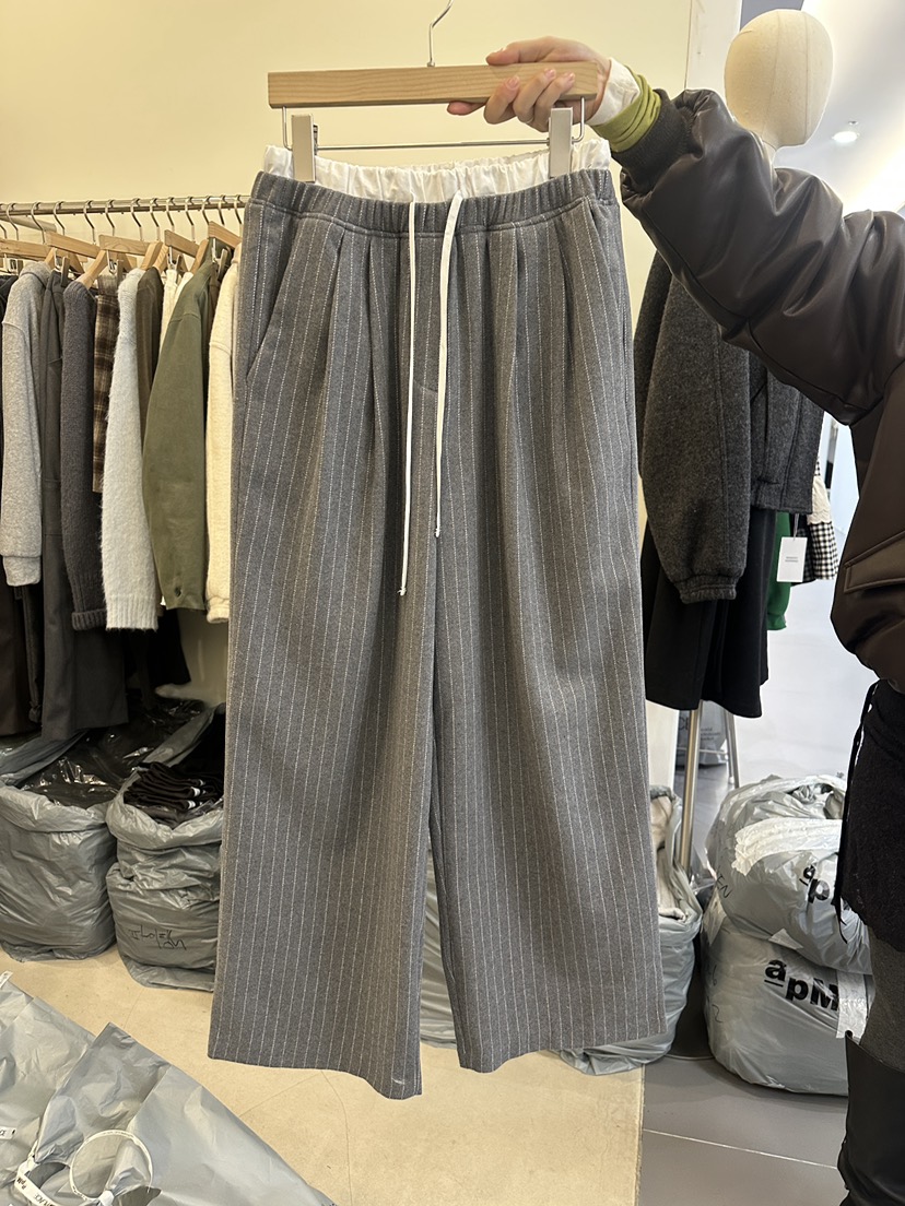 MONDAYMORING韓國直郵㊣女裝新品時尚熱賣職業25秋冬休閑褲MONDAYMORING休閑褲圖色1