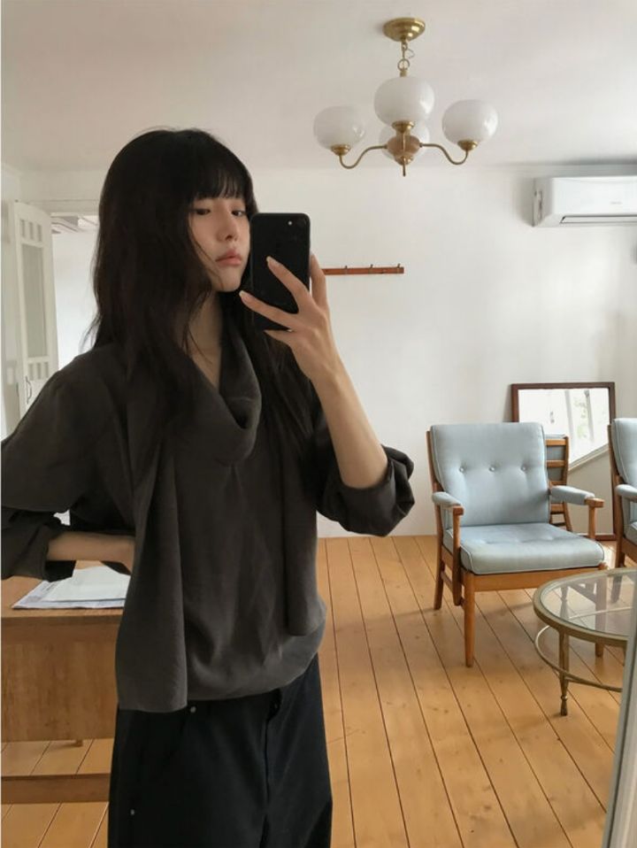 LIVE FOREVER韓國直郵㊣女士新品熱賣時尚推薦人氣襯衫蕾絲衫LIVE FOR_EVER襯衫/蕾絲衫