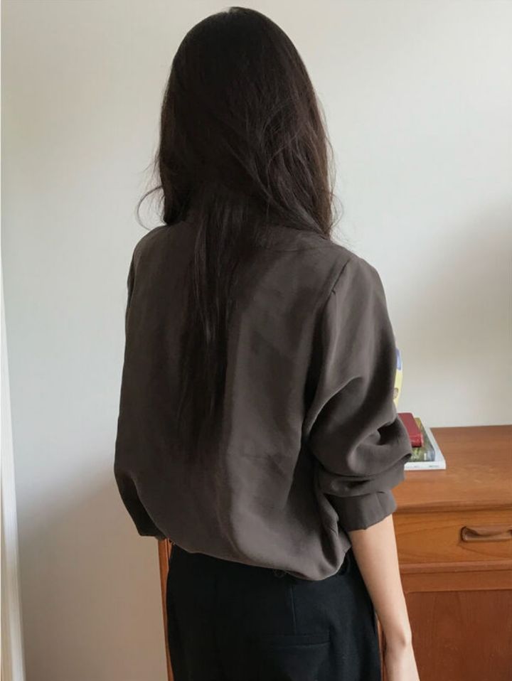 LIVE FOREVER韓國直郵㊣女士新品熱賣時尚推薦人氣襯衫蕾絲衫LIVE FOR_EVER襯衫/蕾絲衫