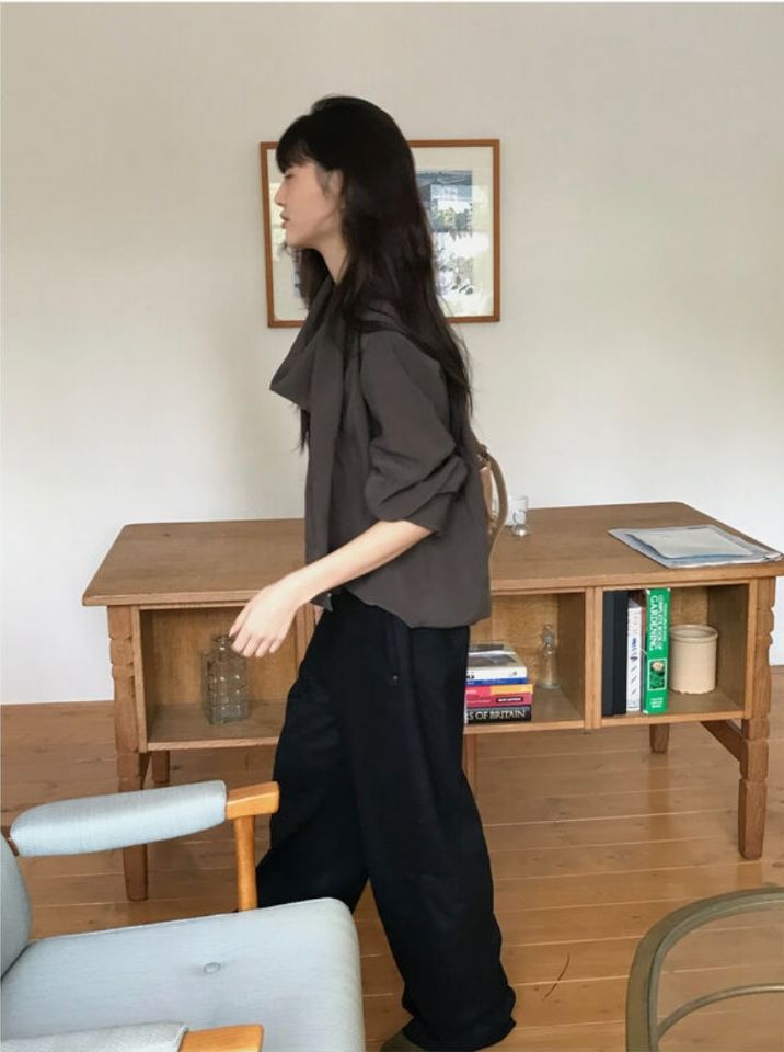 LIVE FOREVER韓國直郵㊣女士新品熱賣時尚推薦人氣襯衫蕾絲衫LIVE FOR_EVER襯衫/蕾絲衫