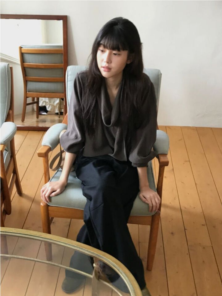 LIVE FOREVER韓國直郵㊣女士新品熱賣時尚推薦人氣襯衫蕾絲衫LIVE FOR_EVER襯衫/蕾絲衫