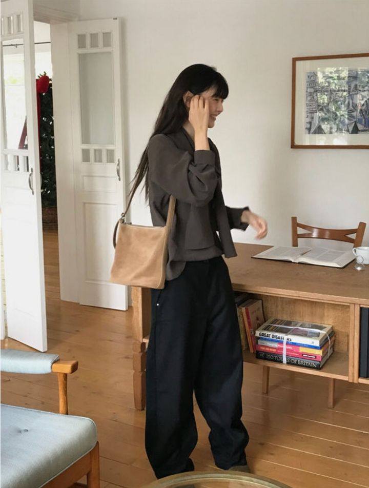 LIVE FOREVER韓國直郵㊣女士新品熱賣時尚推薦人氣襯衫蕾絲衫LIVE FOR_EVER襯衫/蕾絲衫