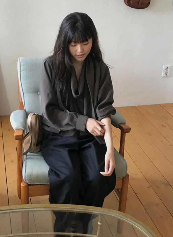 LIVE FOREVER韓國直郵㊣女士新品熱賣時尚推薦人氣襯衫蕾絲衫LIVE FOR_EVER襯衫/蕾絲衫