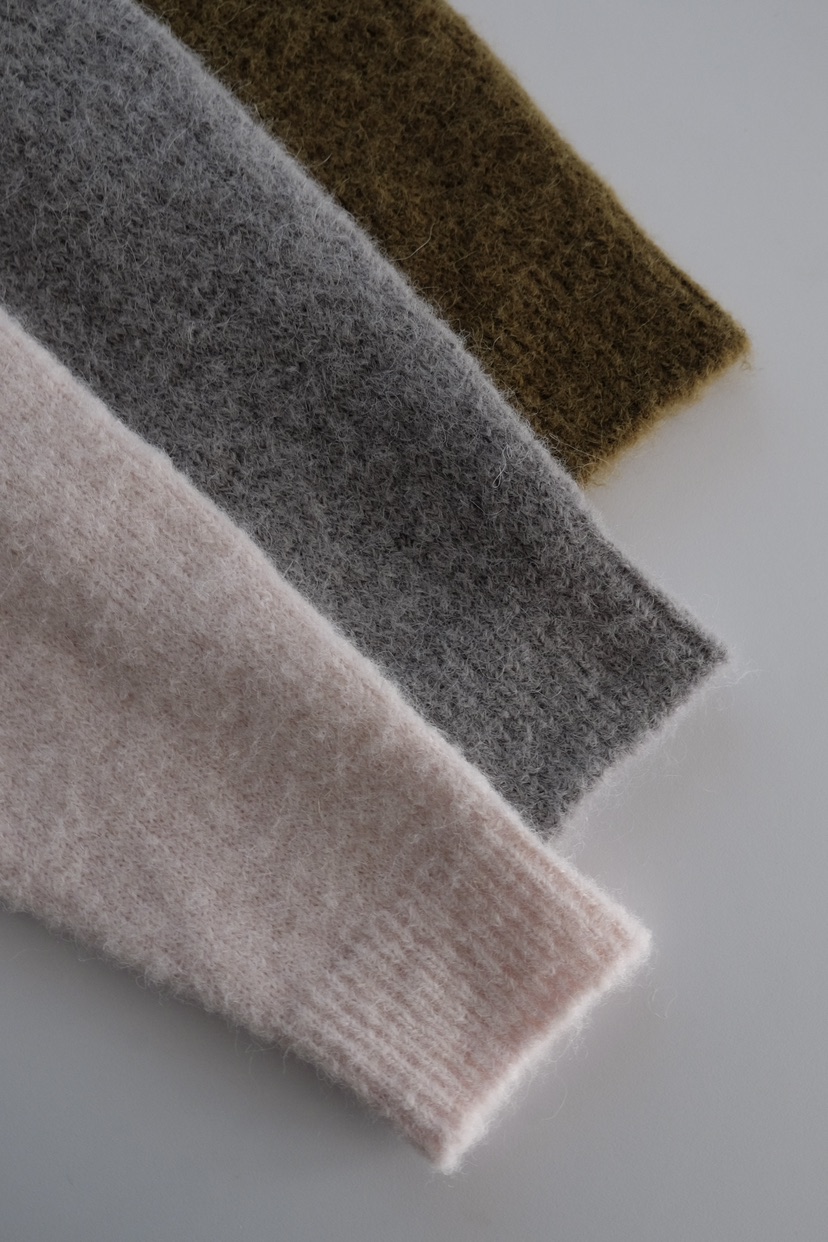 SORBET韓國直郵㊣女士新品職業25秋冬休閑人氣針織衫羊駝毛SORBET/flat white針織衫