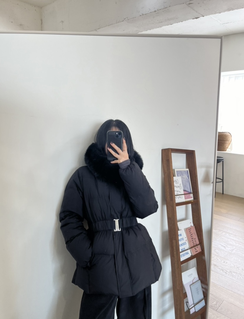 LEMATIN東大門㊣直郵女裝新款熱賣推薦25秋冬短款羽絨服腰帶LEMATIN短款羽絨服