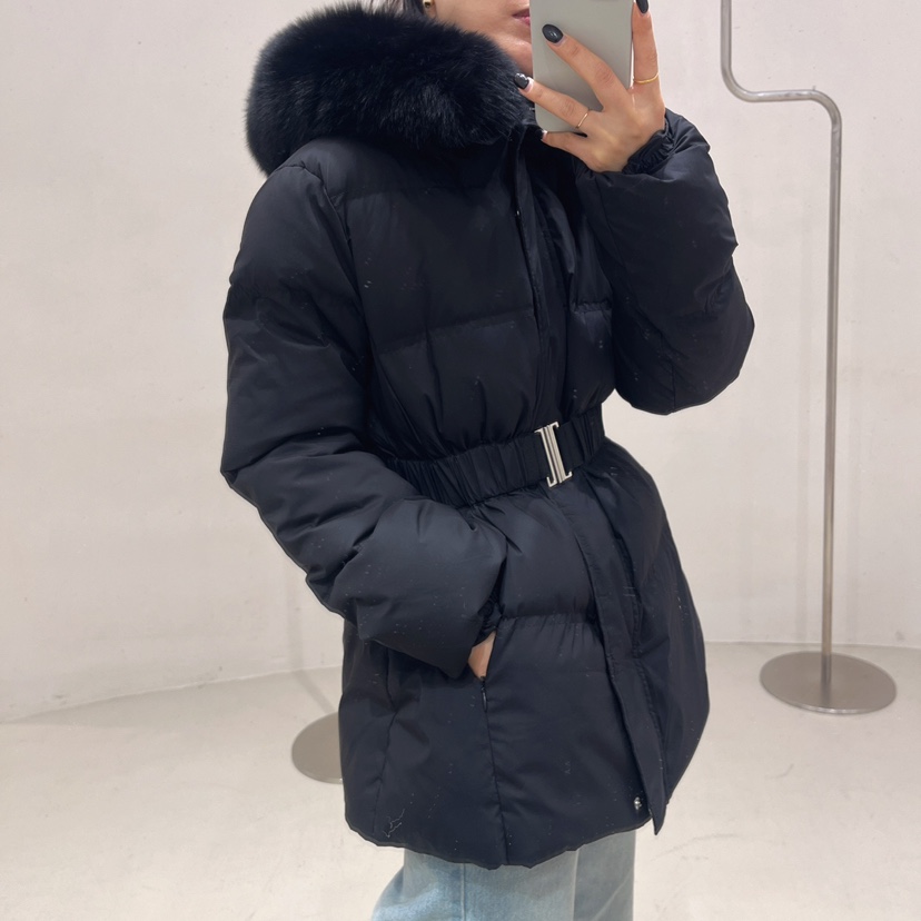 LEMATIN東大門㊣直郵女裝新款熱賣推薦25秋冬短款羽絨服腰帶LEMATIN短款羽絨服