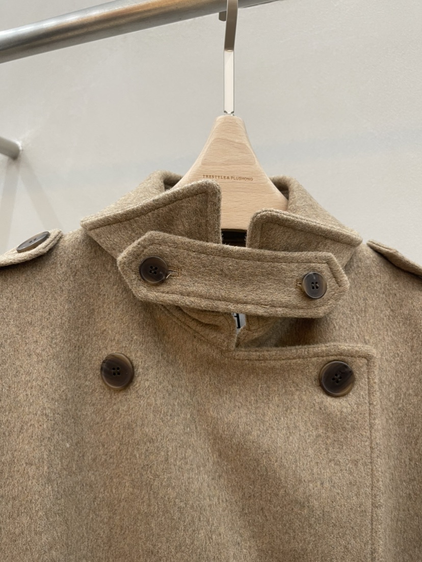 PLUS HONG-P東大門㊣直郵女裝新款職業熱賣時尚中長款大衣LORA FAMILY/PLUS HONG中長款大衣