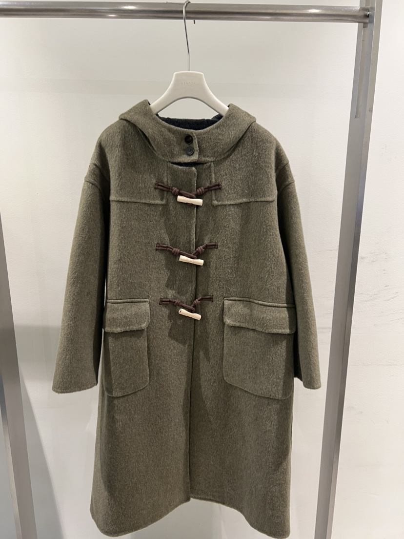 MENTOR韓國代購㊣女士新款推薦休閑人氣25秋冬職業中長款大衣MENTOR中長款大衣圖色1