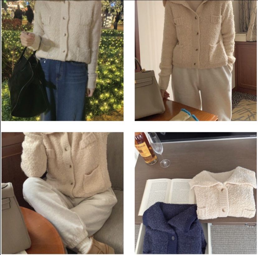 FORMSTUDIO韓國直郵㊣女裝新品職業25秋冬人氣熱賣針織衫SaleFORMSTUDIO針織衫圖色3