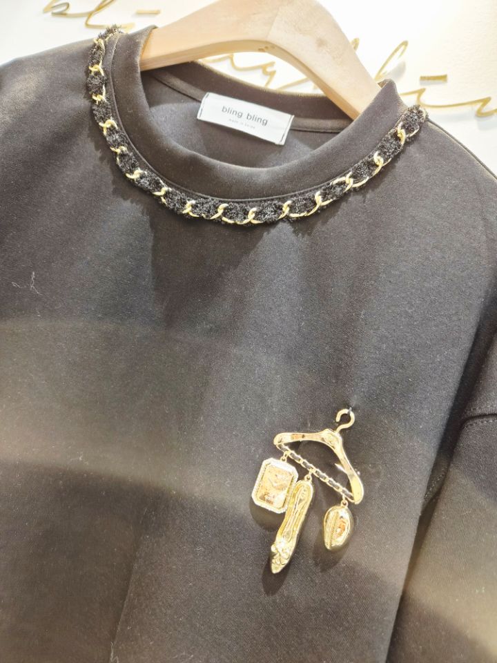 BLING BLING-S東大門㊣實拍女士新款推薦時尚休閑職業衛衣BLING BLING-S衛衣